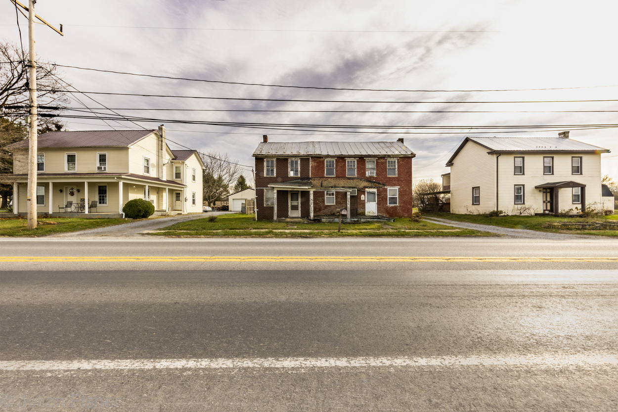 House in crisis. nbspHousing crisis for a nation. US Route 23, York County, PA 