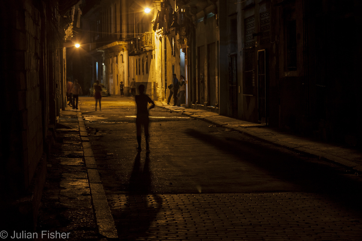  Night play Old Havana, Cuba 