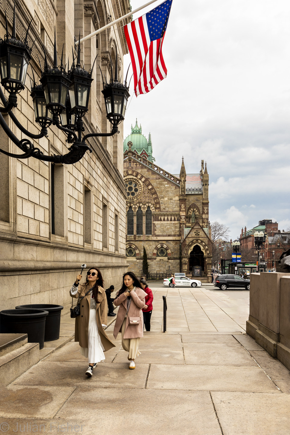 tourists in Boston