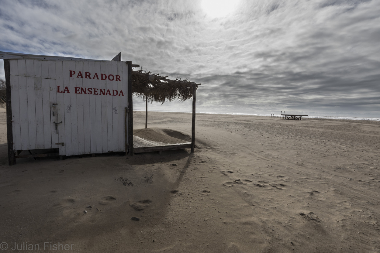  Asleep beach in winter La Esmeralda, Uruguay May 2017 